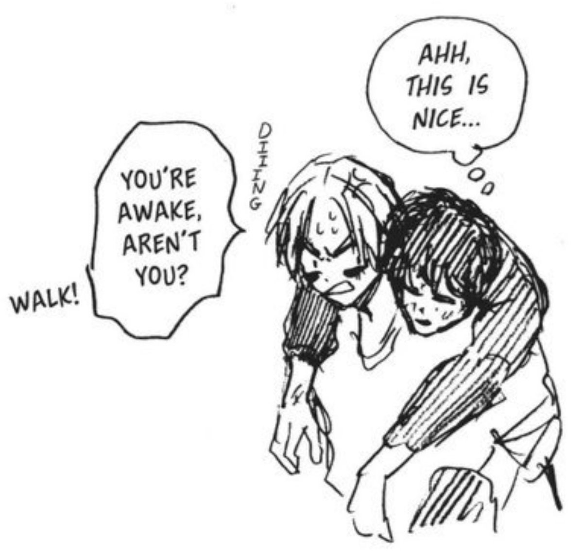 จะไม่ให้ฟิลเตอร์ไอ่นัตงอแงกับพี่ชินได้ยังไง ด้วยความที่เป็นพี่คนโตที่ผ่านมาทำตัวพึ่งพาได้มาตลอด ไม่หือไม่อือกับใคร ทำทุกอย่างตัวคนเดียวเพื่อน้องชาย มาเจอกับพี่ชินมันจะอดใจไม่อ้อนไม่งอแงได้ไง เห็นซีนนี้นี่นึกไปถึงมันกอดๆมุดๆพุงพี่เขา สบายจังเลยน้า ฟุดฟิดๆ พี่ชินตัวหอมจังเลยㅠㅠ