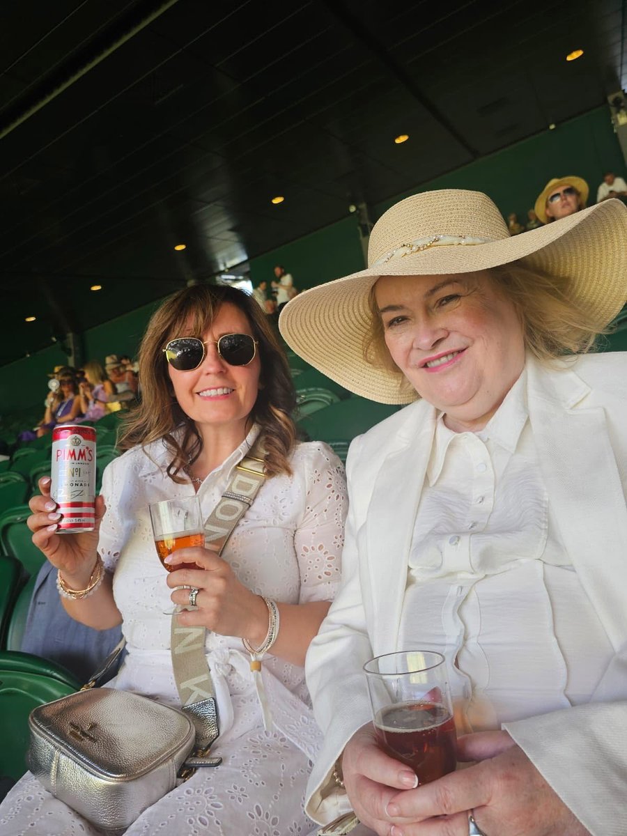 Susan Boyle went to Wimbledon yesterday. 🥹