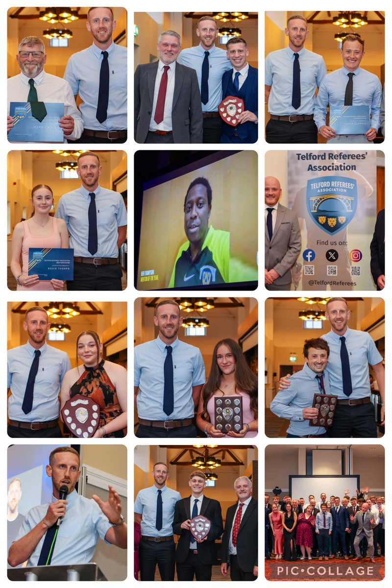 TelfordReferees's tweet photo. A few snaps from our Awards Evening in June! 🏆

Huge thanks to our amazing sponsors — we couldn’t have done it without you.

Congrats to all our winners, nominees &amp; every hardworking member this season. We can’t wait to do it all again next year! 🙌

#ThankYouSponsors https://t.co/2eVzKYvwl5