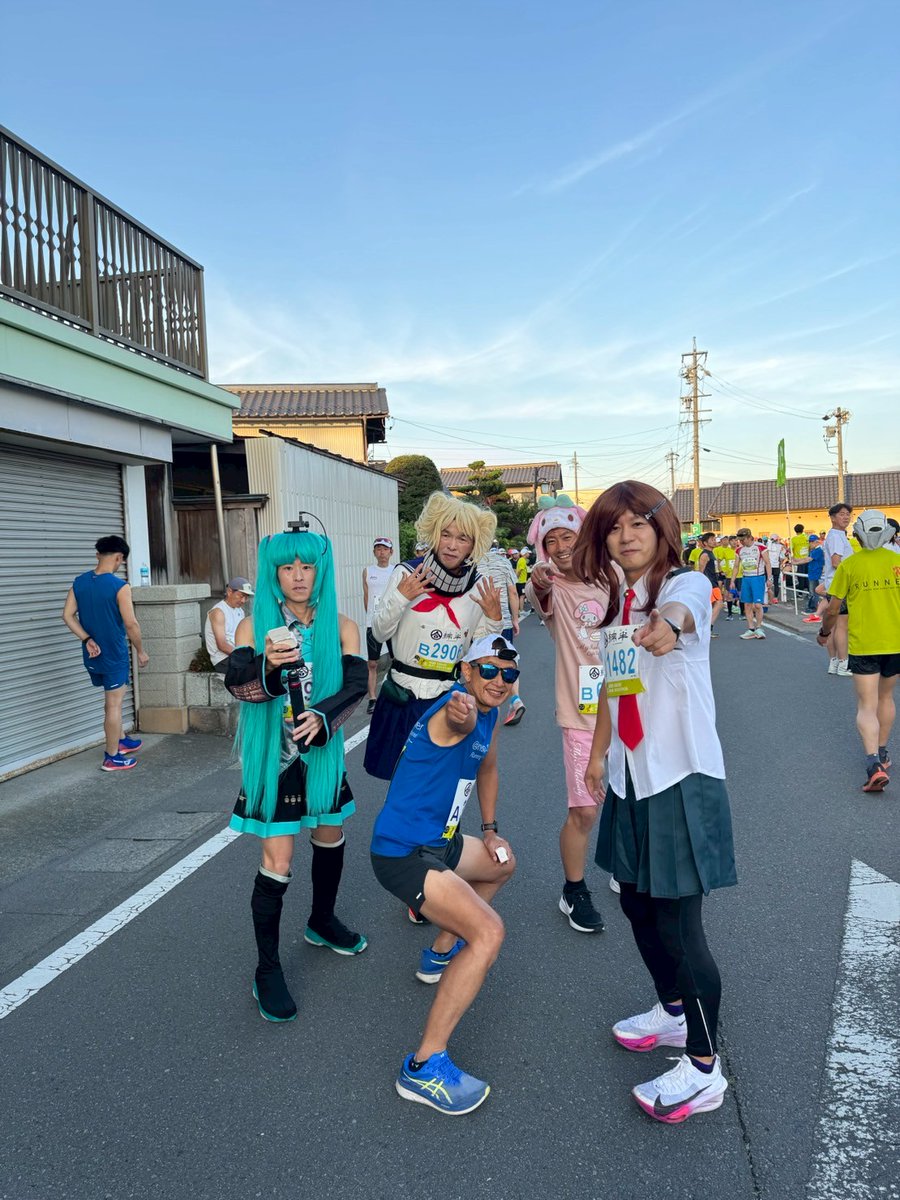 今年も #小布施見にマラソン に参加熱中症による頭痛でタイムはよくなかったがたくさんのかたと楽しむことができました😀