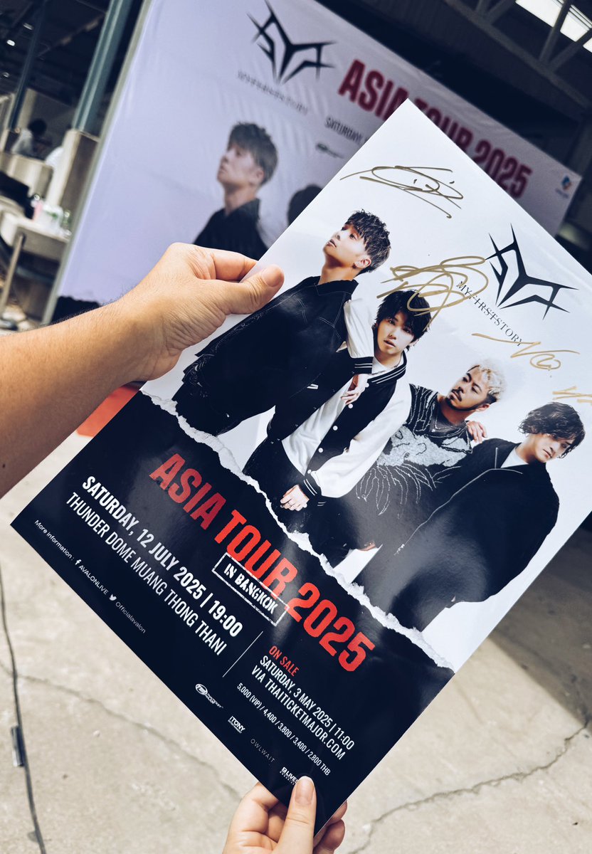 daniandays's tweet image. MY FIRST STORY ASIA TOUR 2025 IN BANGKOK 🥹🤘
#MFSBKK2025 #MYFIRSTSTORY