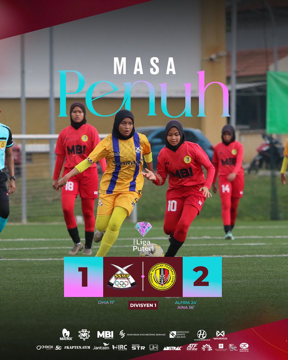 nsfc1923devt's tweet image. Masa Penuh | SSMP 1️⃣ - 2️⃣ NSFC

#MilahMudo melakar kemenangan kedua selepas menundukkan SSMP dalam aksi kumpulan B saingan #LigaPuteri2025 Divisyen 1. 💪🏻

#NSFC
#HobinJangHobin
#NSFCdevt
#LigaPuteri2025
