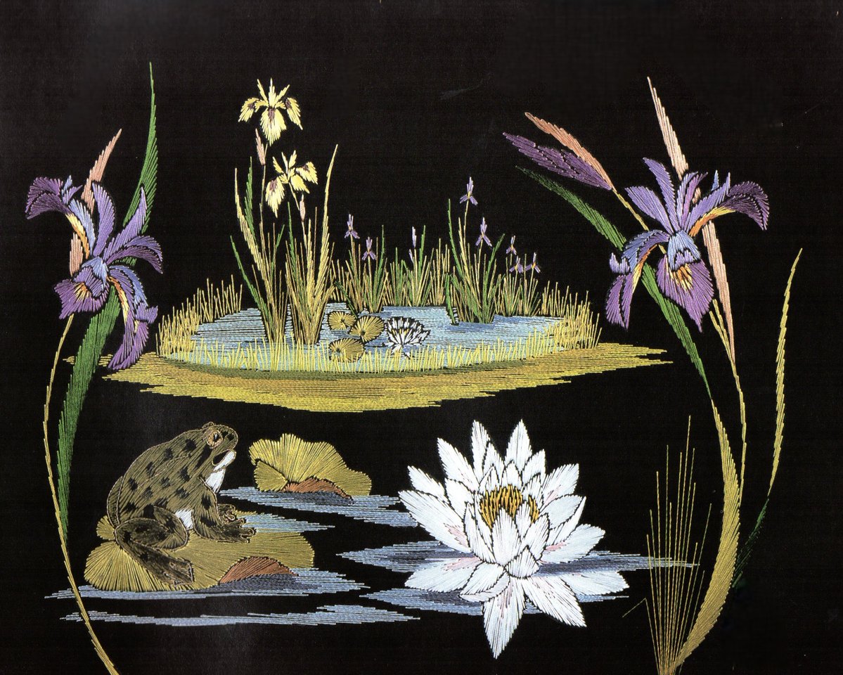 helen_m_stevens's tweet image. Yesterday, the joint effects of the fourth official heatwave day, and a really busy schedule just defated me! So, in the end, I retreated to the water garden for some cool time. It seems only polite that I share it with you all today!
#embroidery #EmbroideryWhisperer