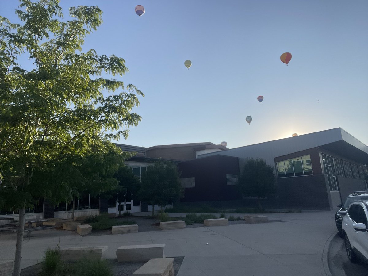 Beautiful Morning at Erie High! 🎈
