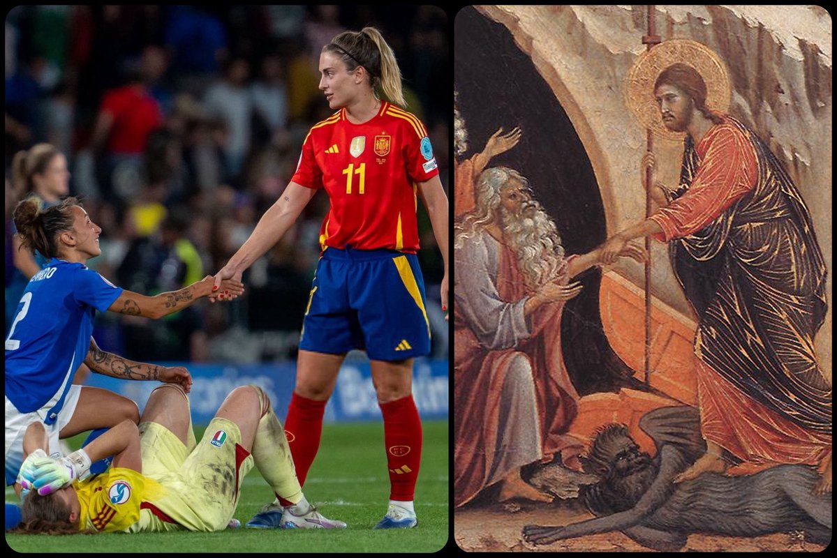ArtButSports's tweet image. Descent into Hell, by Duccio, 1308-11, 📸 by Noe Llamas