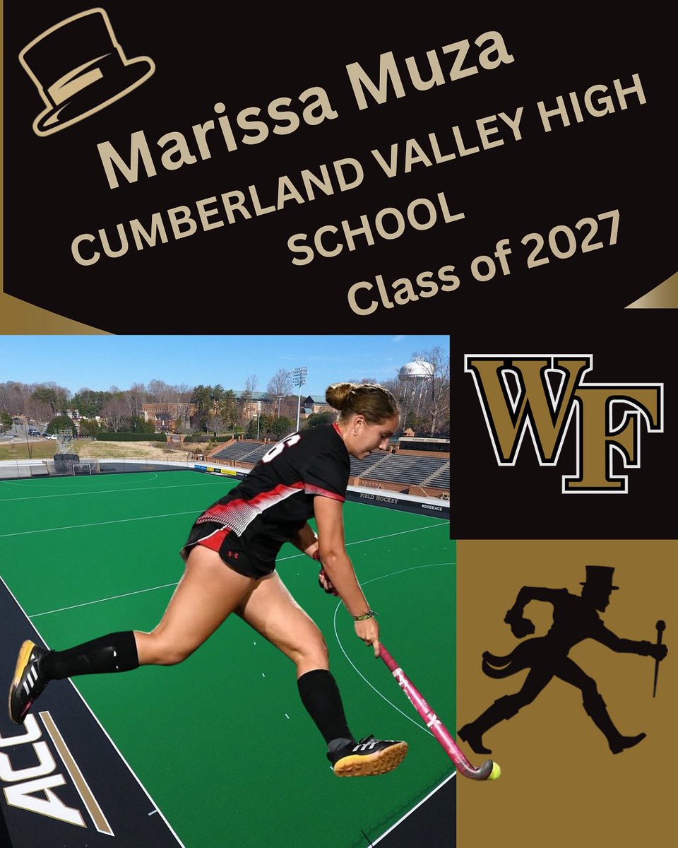 🚨Commitment Alert🚨

Congratulations to Marissa Muza (Cumberland Valley High School/2027) who has verbally committed to continue her academic and athletic career at Wake Forest University - Go Demon Deacons! 

We are #cpfhproud of you Marissa!!🎩