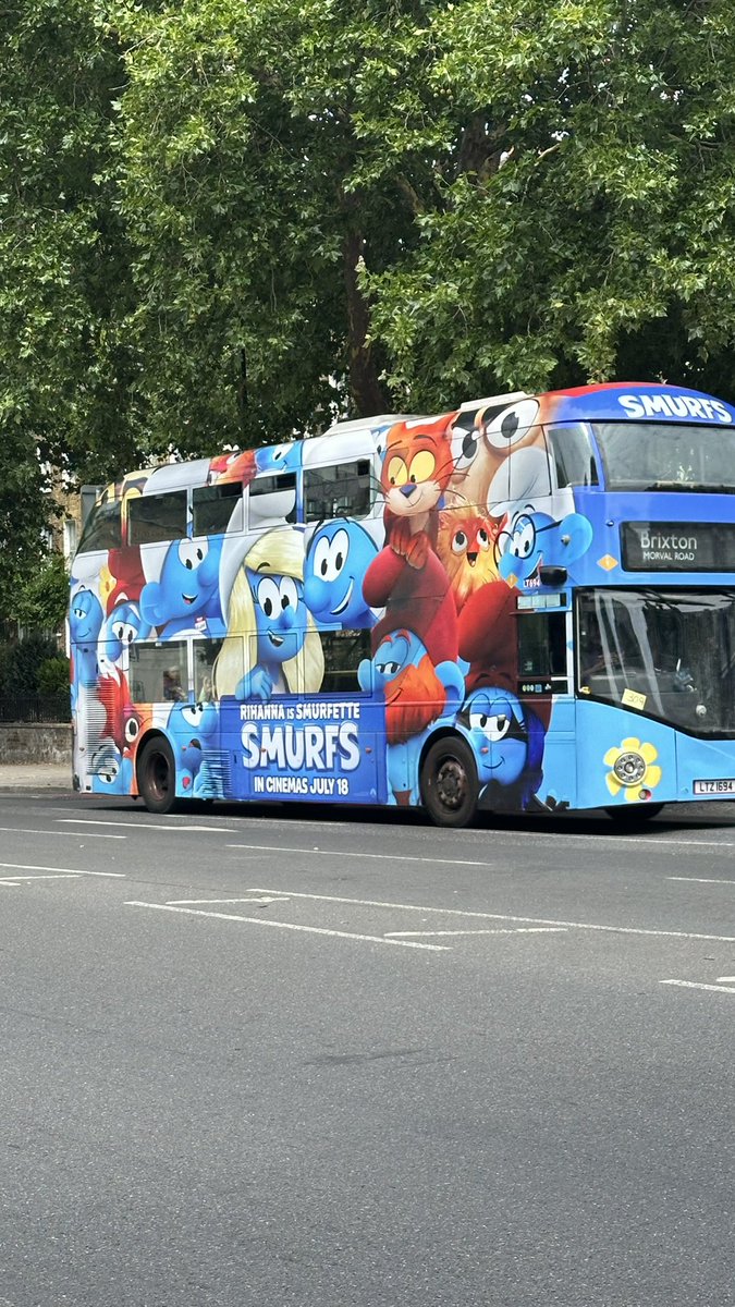 and if the rihanna is smurfette bus crashes into us