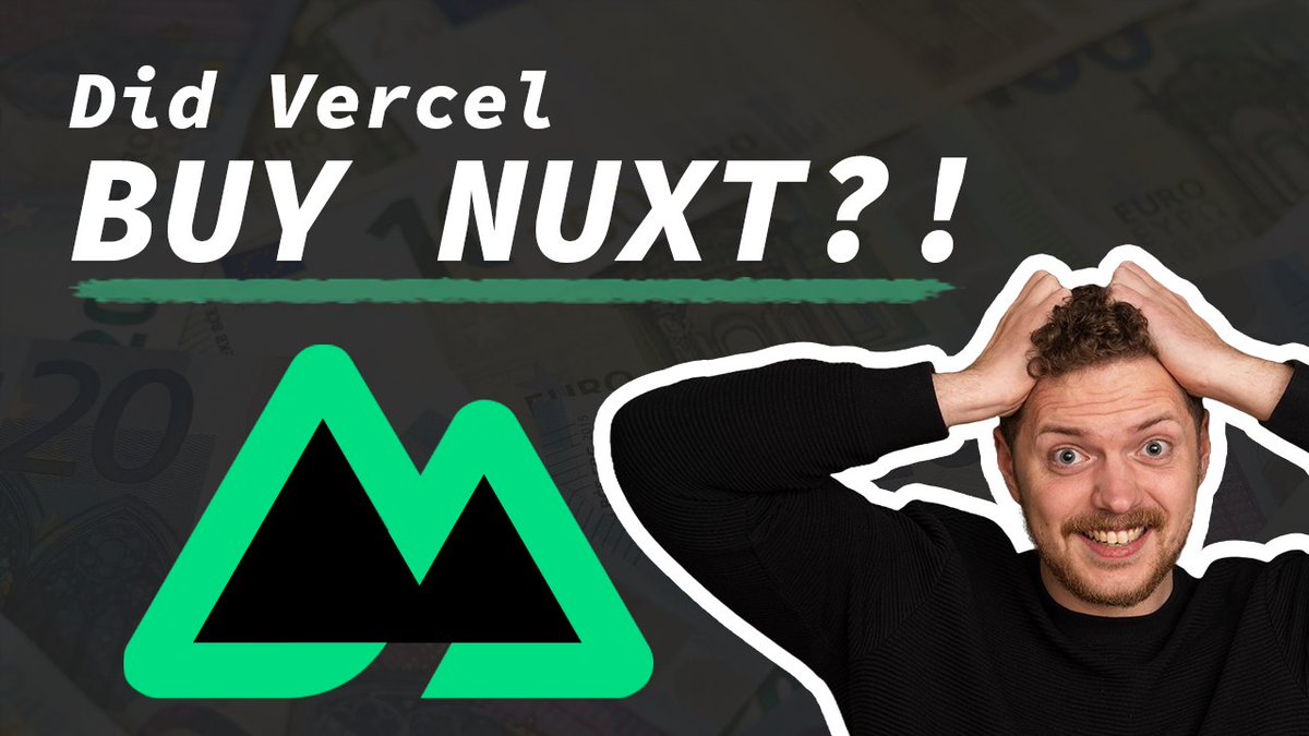 After the <a href="/dejavuefm/">DejaVue</a> earlier this week, I also wanted to gather my own thoughts and share my opinion on <a href="/vercel/">Vercel</a>'s acquisition of <a href="/nuxtlabs/">NuxtLabs</a>.

Link below as usual here.