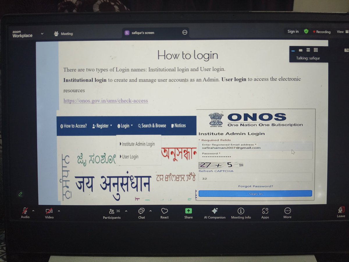 PalamuLibrary's tweet image. one day live training program  one nation one subscription.The ONOS initiative aims to provide nationwide access to scholarly research e-journals from prominent publishers to all individuals in the country.