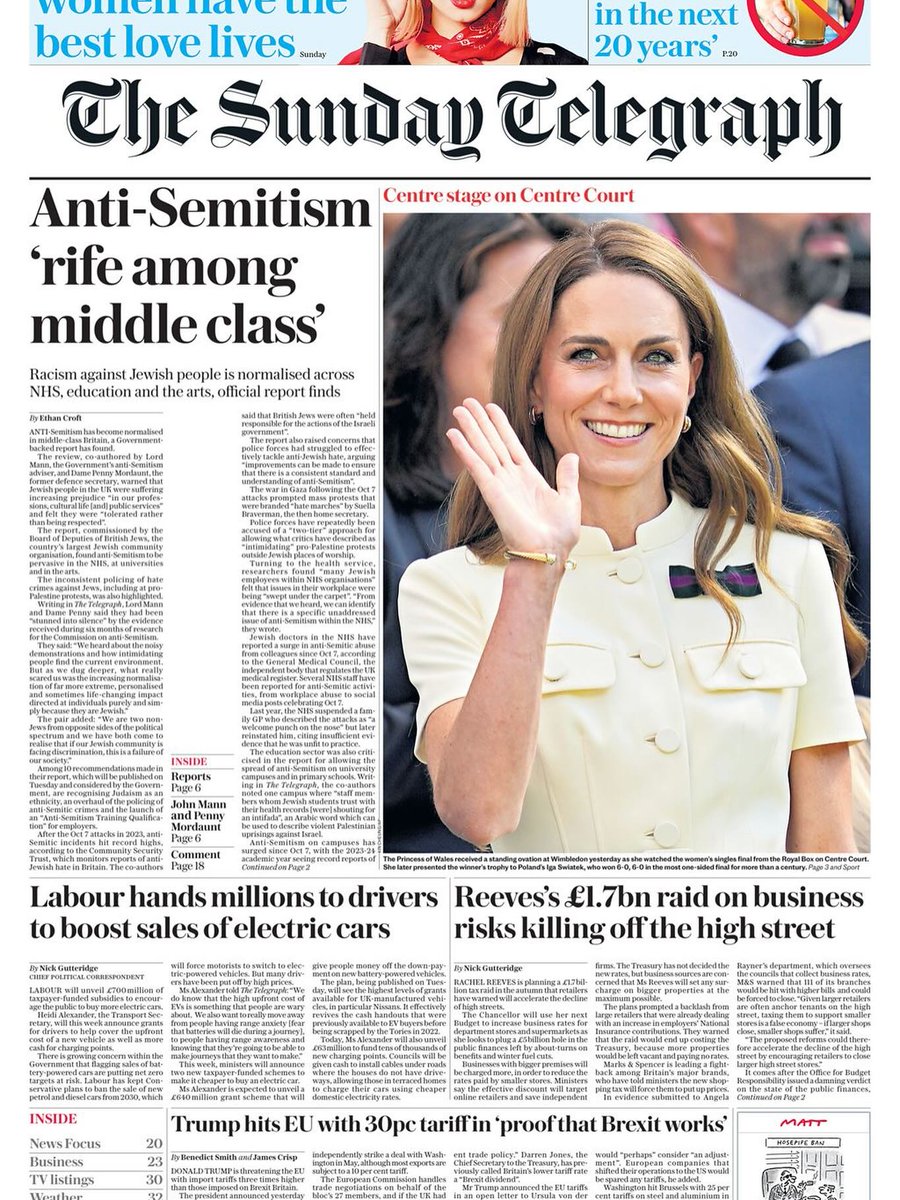 This is an important headline. Jew-hatred is racism. It always has been. 

That it’s "rife among the middle class", especially in institutions like the NHS, arts and education, should shatter the lie that antisemitism only festers on the far-right. It’s respectable. It’s