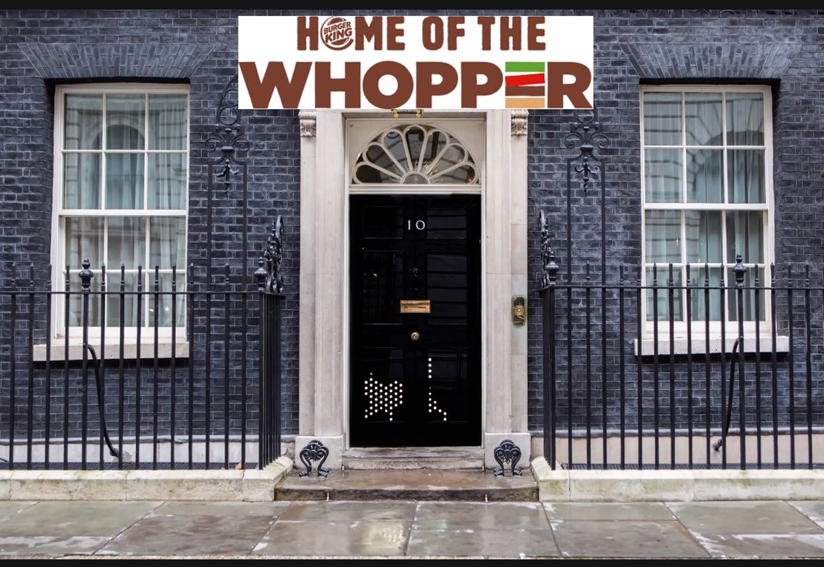 BitOfCommonSen1's tweet image. Compulsive liar starmer should get Burger King to sponsor number 10.

Very fitting.