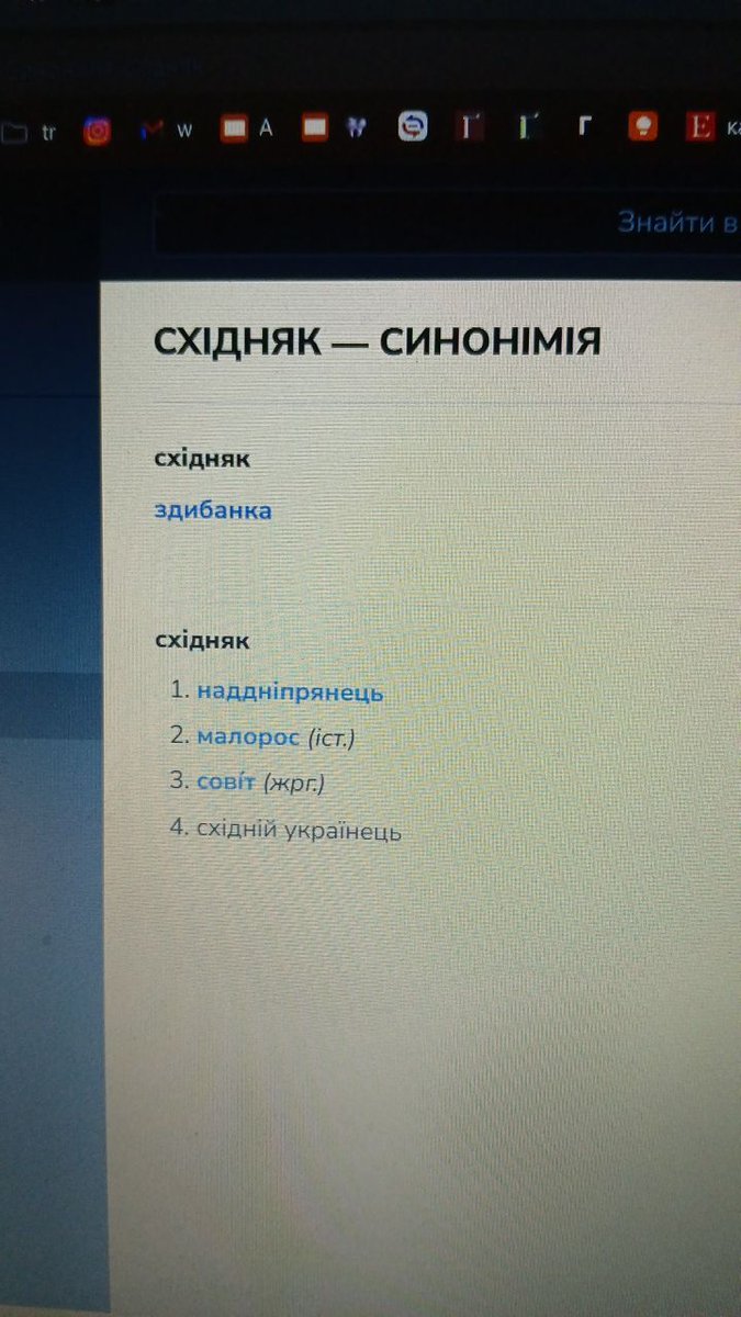 синоніми упорядковував якийсь зазбручанин