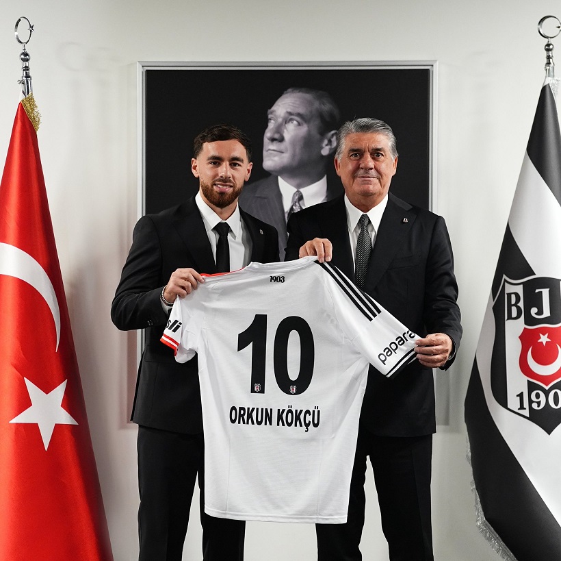 Orkun Kökçü, Beşiktaş'ta. (KAP)

- Kiralama bedeli yok. 
- 25 milyon euro (Taksitler 2030 yılına kadar)

Maaş: 
* 2025/26 5 milyon euro
* 2026/27 5 milyon euro
* 2027/28 5 milyon euro
* 2028/29 5 milyon euro
* 2029/30 5 milyon euro
