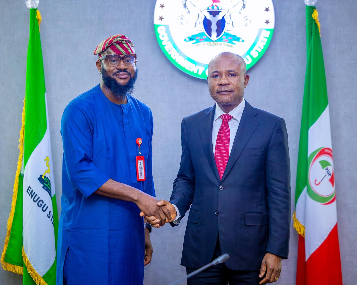 PNMbah's tweet image. It was my pleasure to receive in audience a delegation from Nigeria's foremost, indigenous telecommunications company, Globacom (@GloWorld), led by the Enterprise Business Lead, Adeniyi Odejibi.
The delegation expressed commendation and support for our modest efforts and…