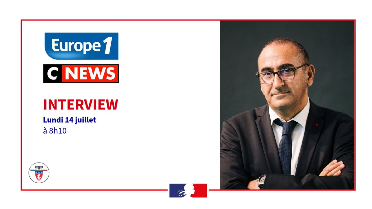 NunezLaurent's tweet image. #Interview 🎥🎙️ | Retrouvez-moi demain, à partir de 8h10, sur @CNEWS et @Europe1, où je serai l'invité de @ThomasBonnet dans #LaGrandITW.