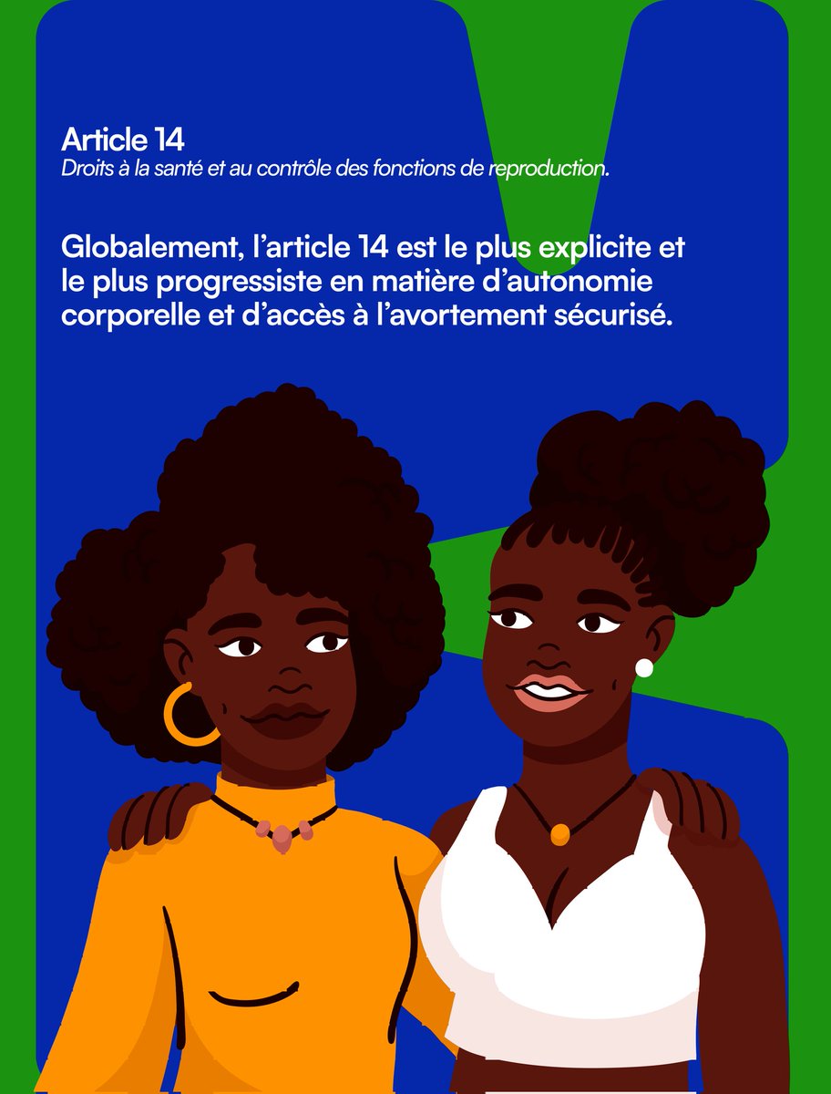 CentreOdas's tweet image. Zoom 🔎 sur quelques articles clés du #ProtocoleMaputo
👉 Article 14 
👉 Article 14(1)
👉 Article 14(2)(c)
👉 Article 4(1)

Malgré toutes ces dispositions, dans plusieurs pays africains, l’avortement est encore restreint, même dans les cas prévus par le protocole. Pourtant, son…