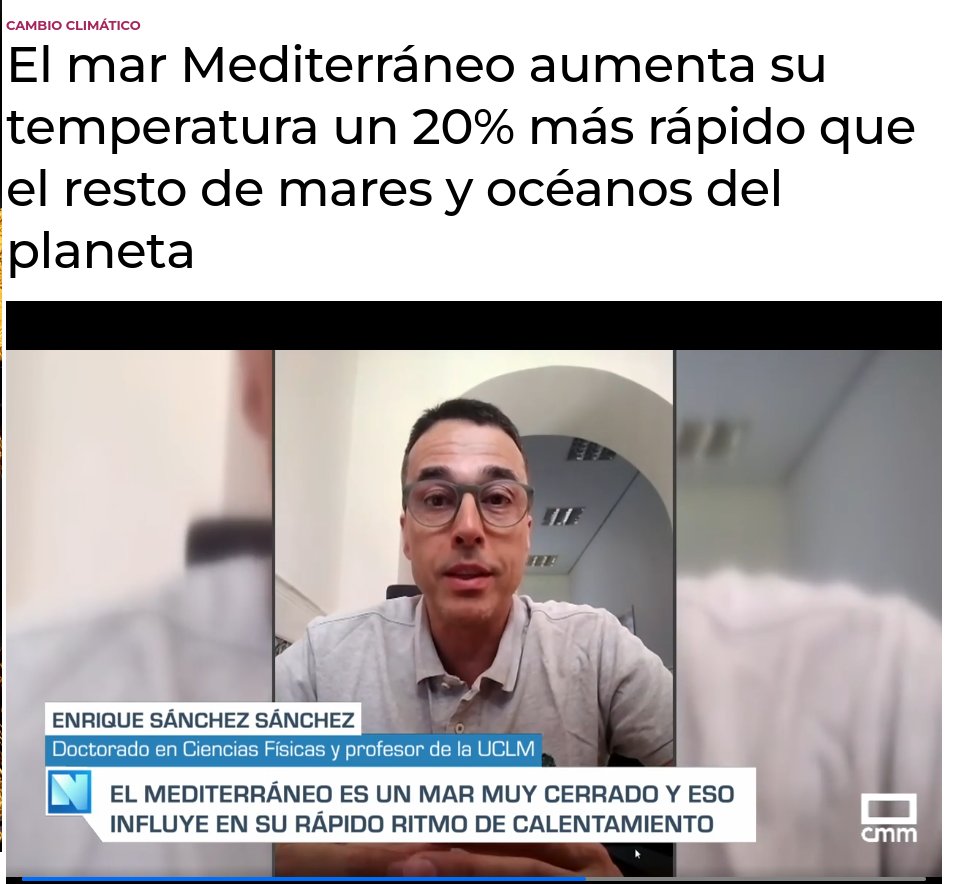 enrique sanchez (@esanchezsanchez) on Twitter photo Explicando en <a href="/CMM_es/">Castilla-La Mancha Media</a> la #olasdecalor #marina en el #mediterráneo de estas semanas, y los efectos de tener un mar tán caliente en estas fechas <a href="/UCLMdivulga/">UCLMdivulga</a> <a href="/MAmbBioquimUCLM/">Facultad CC. Ambientales y Bioquímica - UCLM 🥼🥾</a> <a href="/MOMACGROUP/">MOMAC</a> <a href="/uclm_es/">Universidad de Castilla-La Mancha</a> Explicando en <a href="/CMM_es/">Castilla-La Mancha Media</a> la #olasdecalor #marina en el #mediterráneo de estas semanas, y los efectos de tener un mar tán caliente en estas fechas <a href="/UCLMdivulga/">UCLMdivulga</a> <a href="/MAmbBioquimUCLM/">Facultad CC. Ambientales y Bioquímica - UCLM 🥼🥾</a> <a href="/MOMACGROUP/">MOMAC</a> <a href="/uclm_es/">Universidad de Castilla-La Mancha</a>