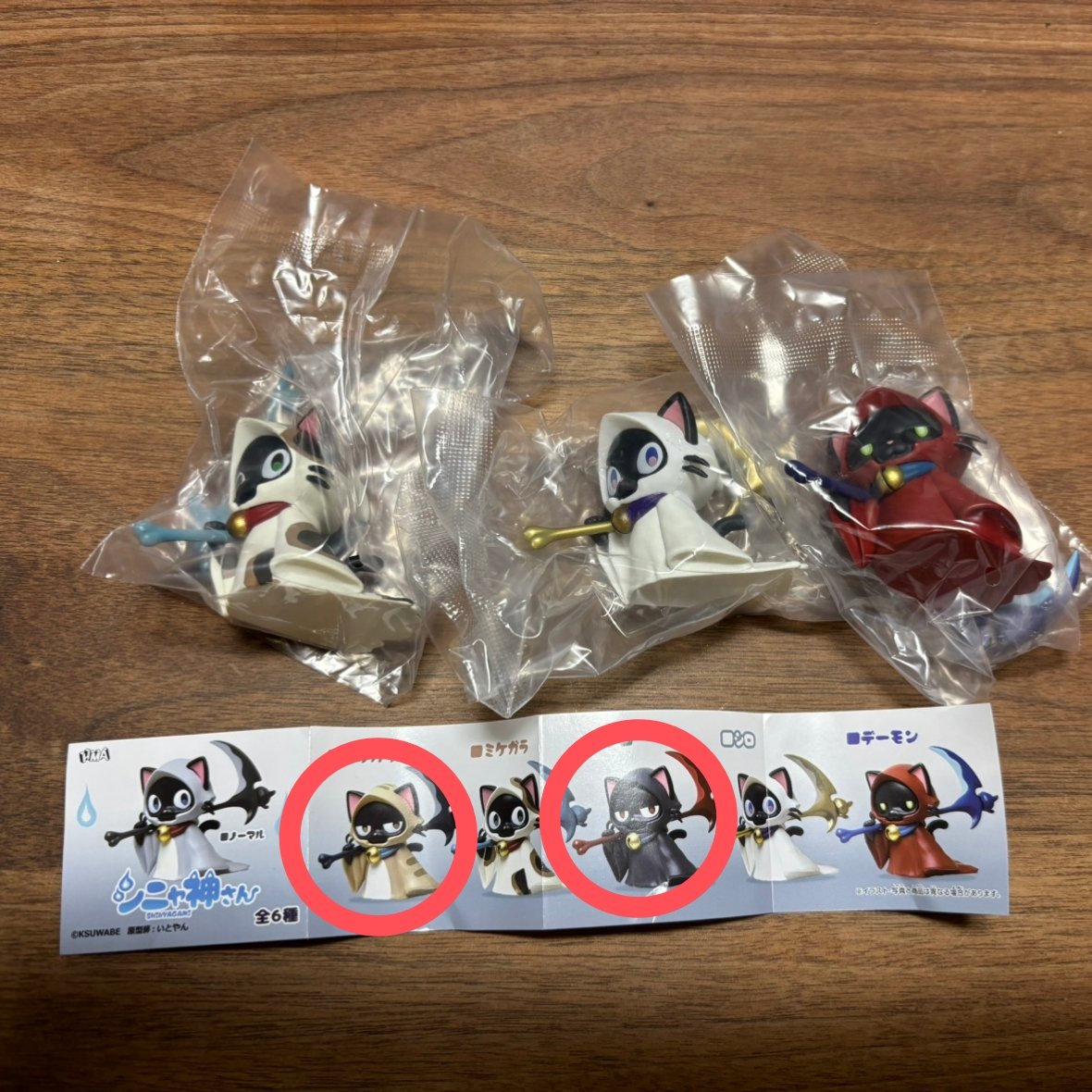 yogurt_hobby's tweet image. ケースワベさんのガチャ「シニャ神さん」の交換希望です🙋♂️
【譲】ミケガラ、シロ、デーモン
【求】トラガラ、クロ
大阪市近郊で手渡し交換できる方いらっしゃいませんか?2種⇔3種のトレードでもOKです✨
#ケースワベ #シニャ神さん
#ガチャ #交換希望 #交換