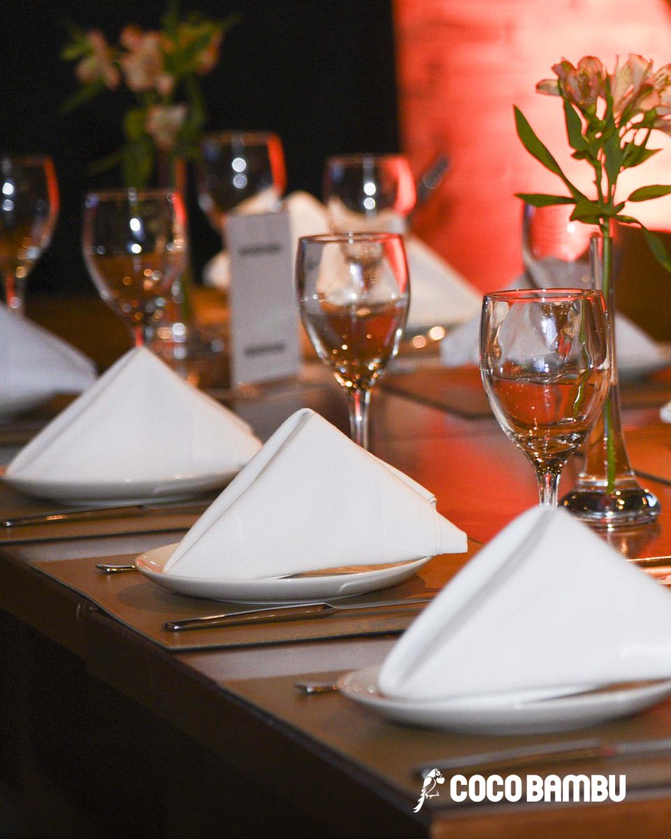 CocoBambuReal's tweet photo. Seu evento, com o melhor da nossa estrutura e gastronomia. 🎉
Aniversários, casamento, confraternizações ou eventos corporativos: o Coco Bambu tem o espaço e o serviço perfeitos para qualquer ocasião.🥂
#CocoBambu #VemProCoco #Evento #Celebração #Reserva https://t.co/syGiLMp3jN