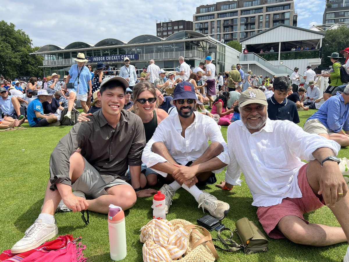 Sanjay Popat (@drsanjaypopat) on Twitter photo Yes, <a href="/HomeOfCricket/">Lord's Cricket Ground</a> again for D4 of this amazing #INDvsENG match. Discussing all things cricket with superb RMH fellows and future leaders David Cheng, <a href="/harrietmcgrath/">Harriet McGrath</a> <a href="/DrAlexiusJ/">Alexius John</a>. Sadly no sight of my cricket sparring partner <a href="/cpeedell/">Clive Peedell</a> Yes, <a href="/HomeOfCricket/">Lord's Cricket Ground</a> again for D4 of this amazing #INDvsENG match. Discussing all things cricket with superb RMH fellows and future leaders David Cheng, <a href="/harrietmcgrath/">Harriet McGrath</a> <a href="/DrAlexiusJ/">Alexius John</a>. Sadly no sight of my cricket sparring partner <a href="/cpeedell/">Clive Peedell</a>