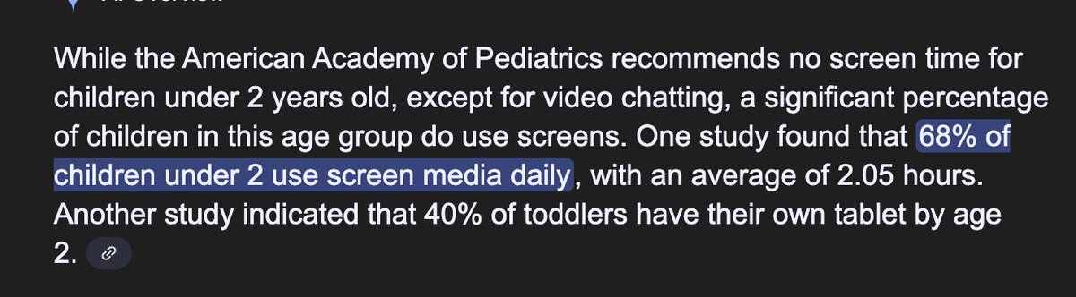 This cannot be good for brain development