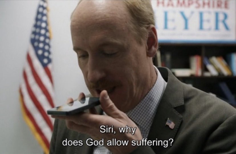 MassieNgn's tweet image. They would make him vent to chatgpt if Veep was made in 2025