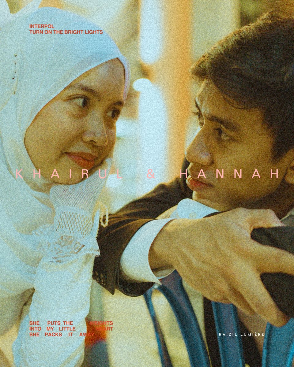 Hannah &amp; Khairul and their love for good music.