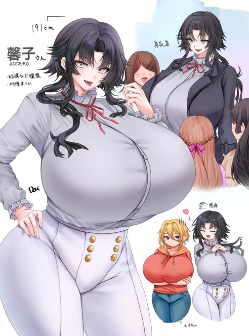 OC馨子さんできました🖤
好きな要素詰め込みまくりお姉さんです!どでかいです 