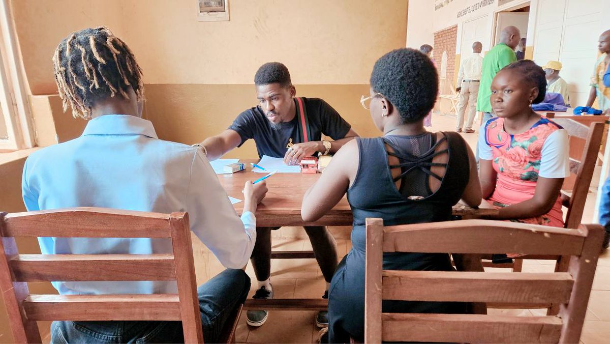 236Info1's tweet image. Registration for the 1st physical casting of candidates for the Miss Central African Republic 2026 election organized by the Miss Central African Republic #COMISCA committee under the patronage of the Ministry of Arts and Culture at the Boy Arabe youth center in  of Bangui.