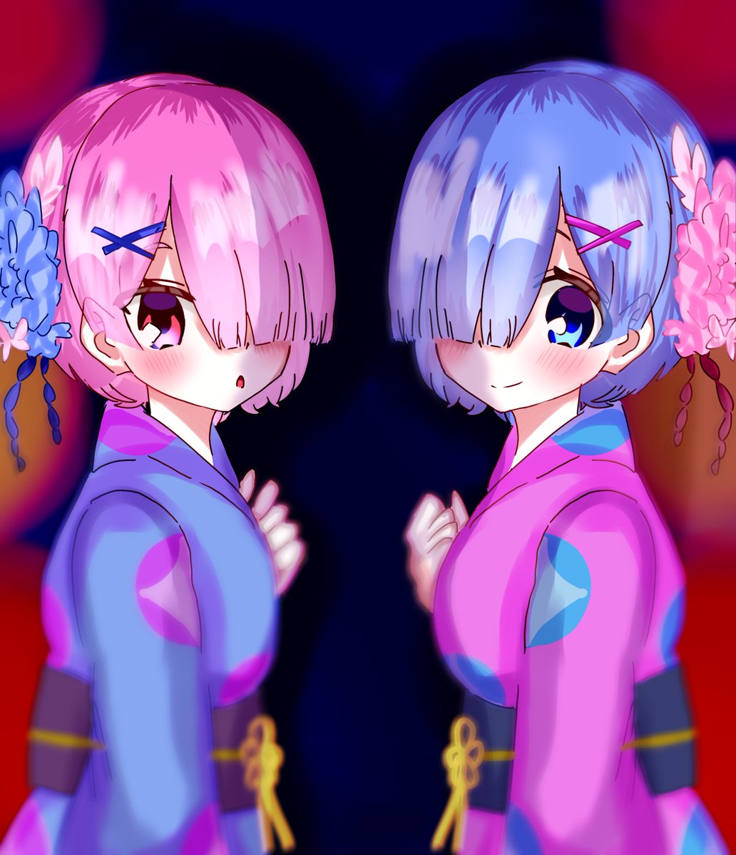 なつまつりのレムラム💞
 #rezero