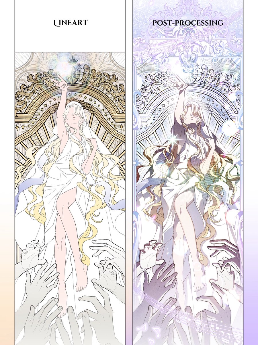 [대공의 목줄이 있었는데? 아니 없어요] 미리보기 32화가 올라왔다는 소식~새로운 캐릭터의 포인트컷으로 준비했었는데 너무 대문짝만한 스포인가? 싶어져서 내용과 아무 상관없지만 열심히 그린 컷으로 대체...

이번주도...잘 부탁드립니다...
naver.me/GfC3US6I