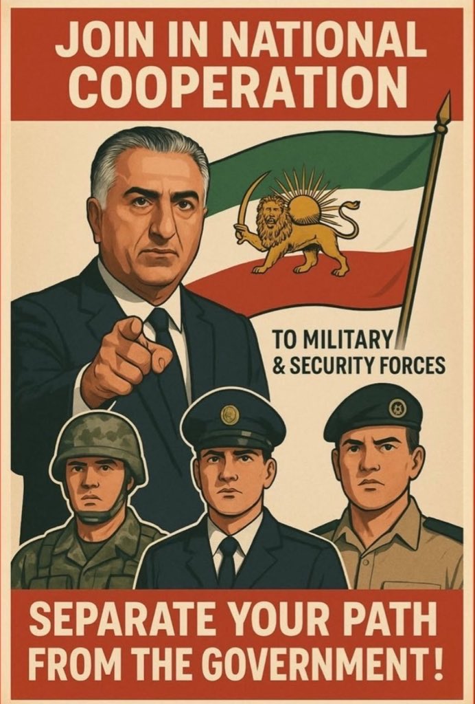 🚨BREAKING

As "Gas Leak" explosions continue, more Iranians confirm they've defected and joined the National Cooperation campaign, siding with the Iranian People against the terrorist Islamic Republic.

This Iranian user confirms he helped a second person sign up.

#همکاری_ملی