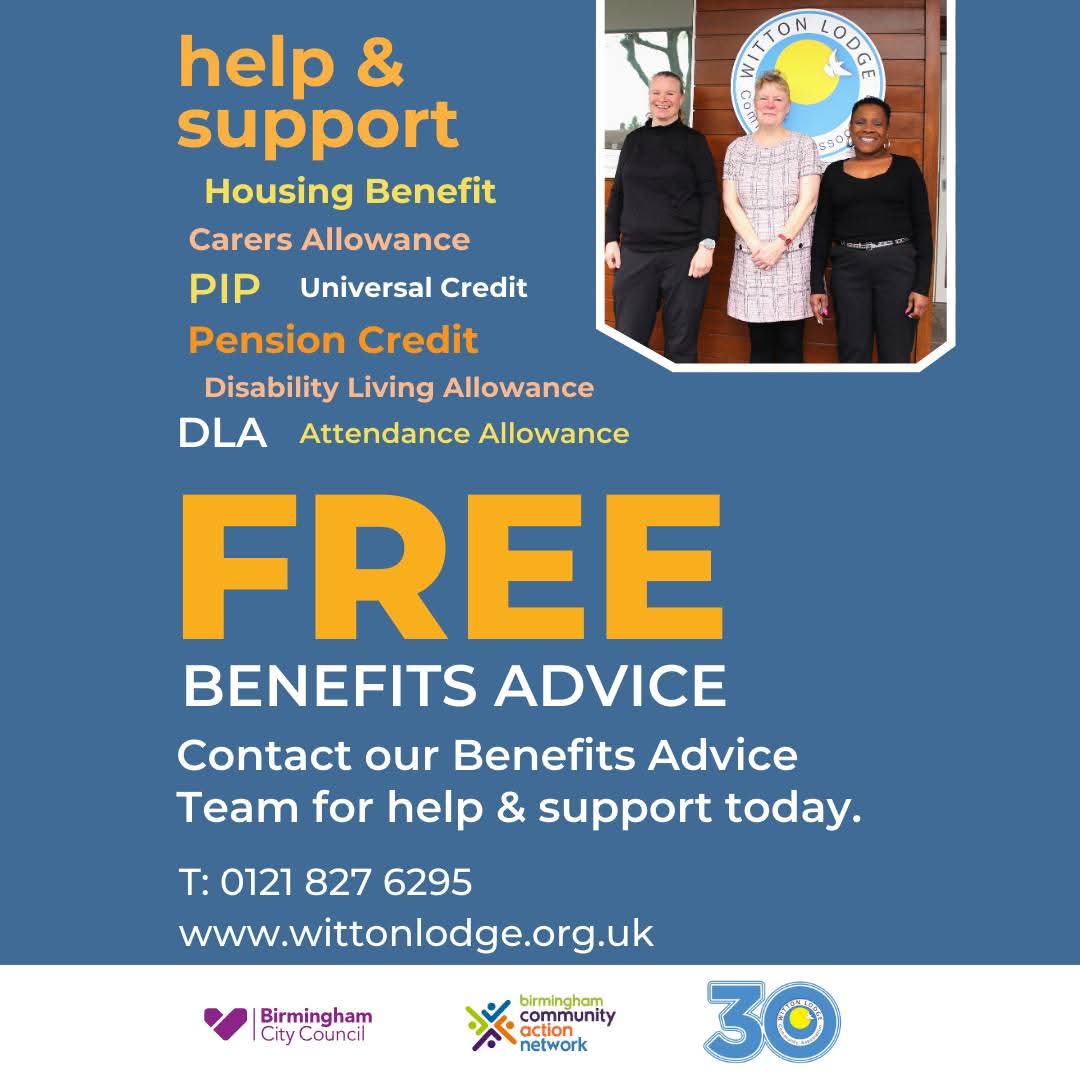 MickBrown3's tweet image. Do you need help with benefits?

If so try the Witton Lodge Community benefit advisors on Mondays and Thursdays to help you understand your benefits, locate support and assist you in navigating the system. They can be contacted  on 0121 827 6295.