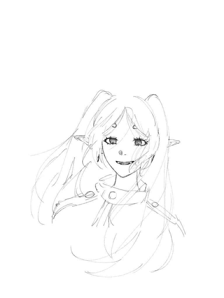お顔がどストライクすぎて…お顔をもぎとって描いてしまいました……ʅ（◞ ◟）ʃ