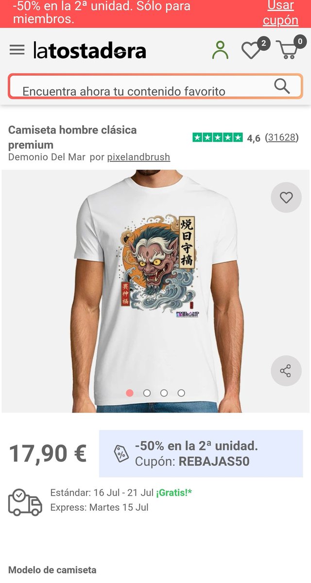 PixelAndBrush's tweet photo. 🔥 ¡Estrenamos diseño! 🔥 Dale vida a tu outfit con nuestra nueva camiseta “Guardían Oni” de PixelAndBrush 👹Inspirada en el arte japonés tradicional y perfecta para destacar en cualquier ocasión.

Consíguela ya en https://t.co/6H4ASr92kO 👉 https://t.co/6EqDnemBlV
#artedigital https://t.co/Iy3Mf6Pi6v