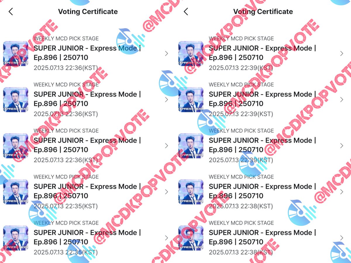 here's the 30 votes for #SUPERJUNIOR  for winning the poll and having the most follow proofs. Thank you everyone for joining😊

#mcdkpop_proof
