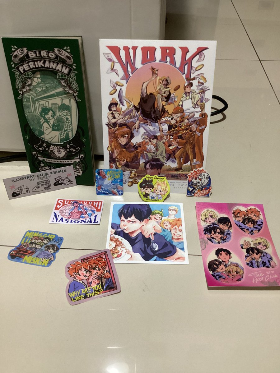 Thank youuuu Kakak2 <a href="/toserbaes/">TOSERBA 📦 ✈️ production and shipping!</a> <a href="/abusedmember/">Dinan ✨ TOSERBA MIDYEAR PO 📍</a> <a href="/popiumworks/">poppy</a>, merch midyear PO-nya sudah sampai dengan selamat. Dibonusin lagi huhu ✨✨✨