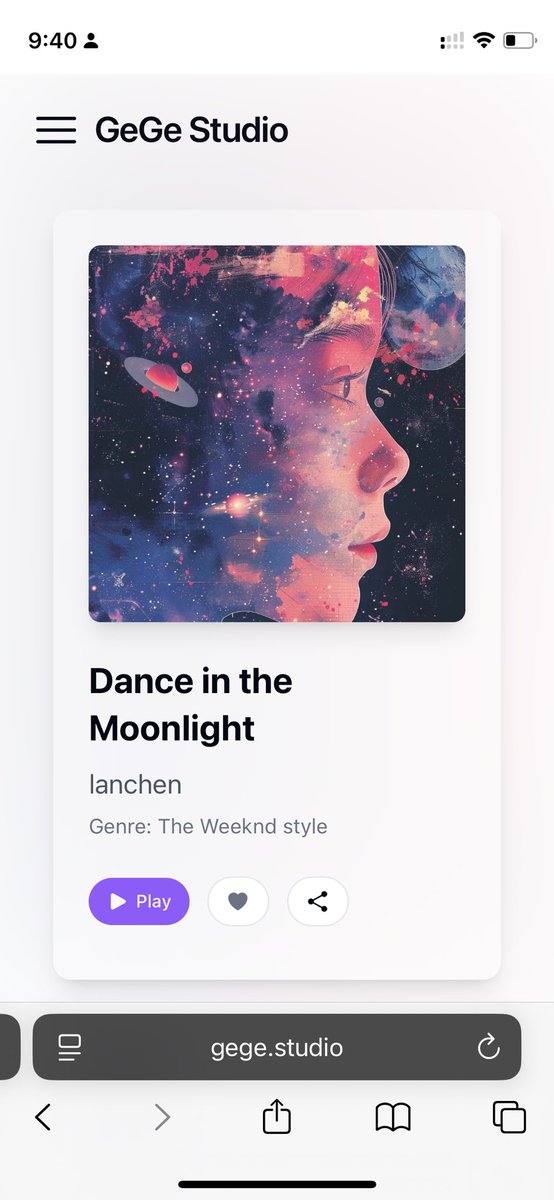 JeepersMedia's tweet image. I’ve been experimenting with a brand new AI music generating service 
🔥🎵@GeGe_Studio 🎵🔥
Try it here 👉gege.studio 👈 very IOS Phone friendly, Great for instrumental background pieces. 
Generates songs lyrics with AI or use your own. Enough free credits to create 4…