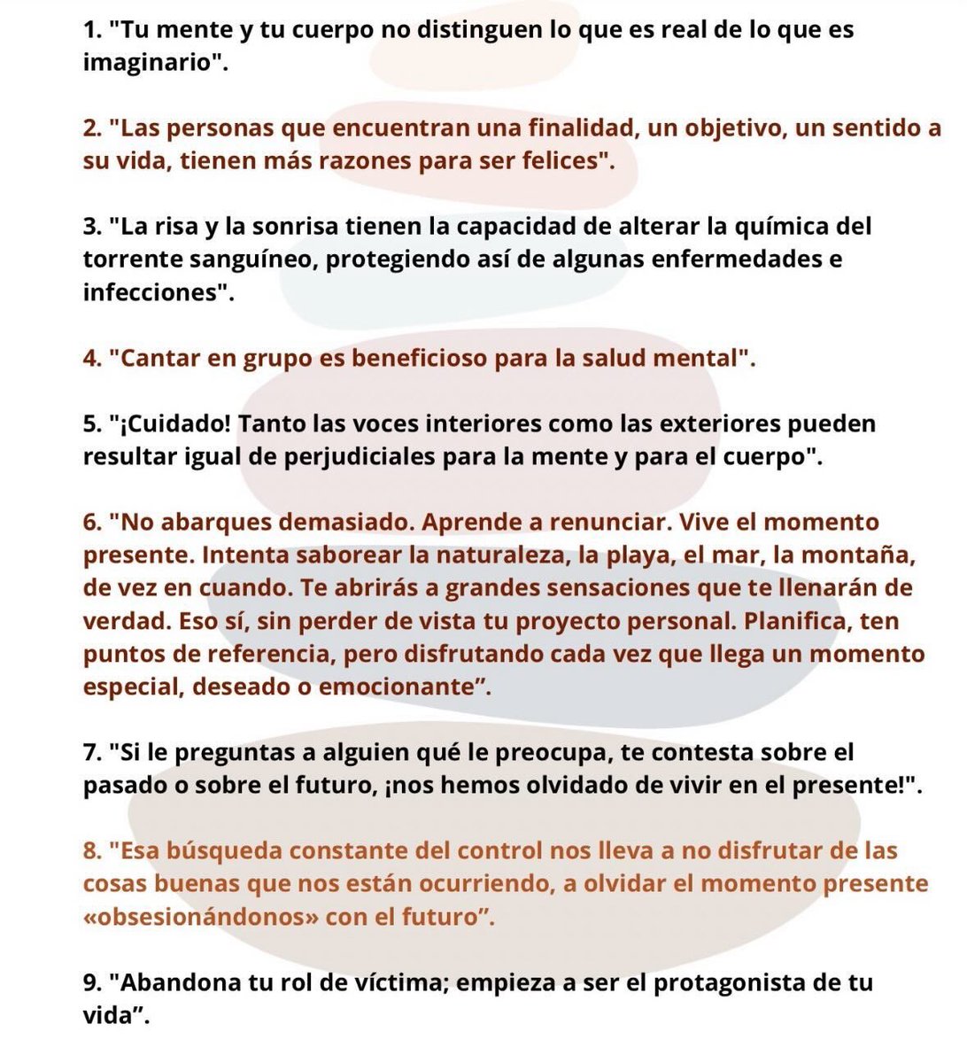 9 Frases del libro:

“Cómo hacer que te pasen cosas buenas”