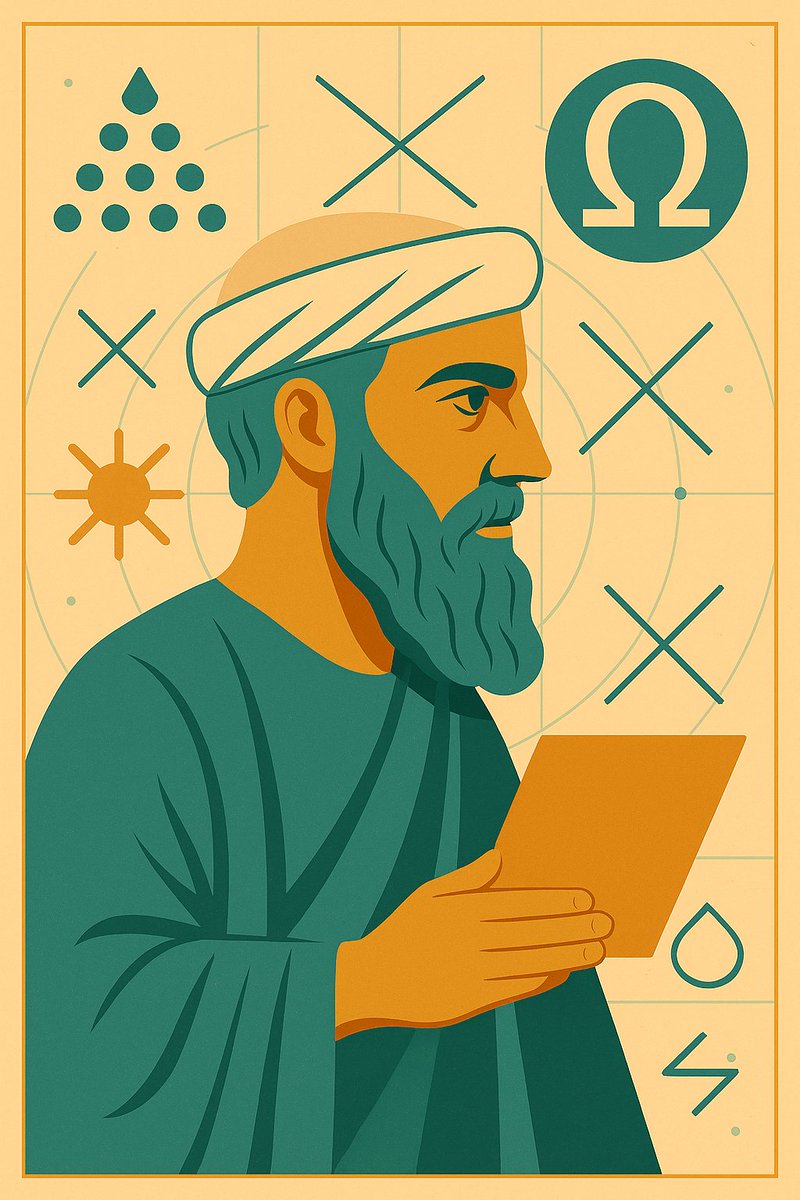 lilbitograffiti's tweet image. ✨ What if faith isn’t blind, but an act of rational alignment with the universal code? In “THE HARMONIC REVELATION,” 9 Patrick di Santo explores how Pythagoras saw numbers not just as tools—but as sacred. 🧵 Read on. #Pythagoras #FaithInCode #AncientWisdom