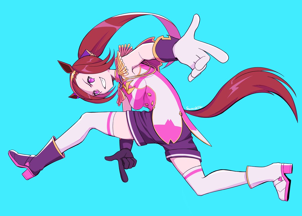 Bakushin in a Completely Original Pose™️ #umamusume