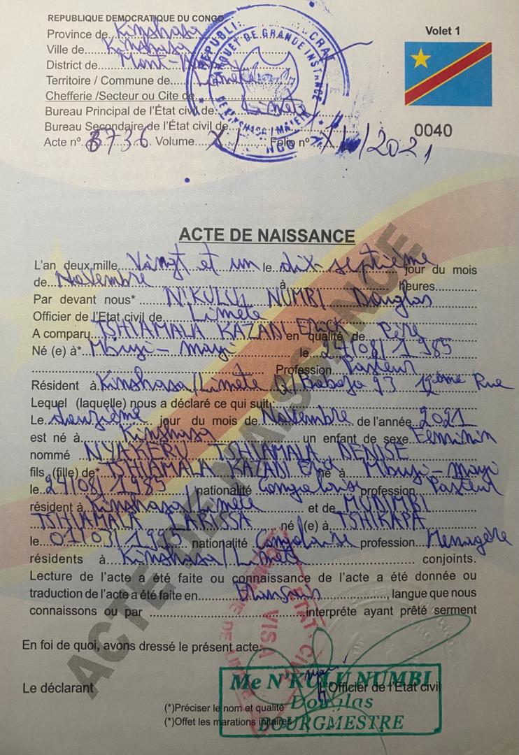 GENERATION DENISE NYAKERU OFFICIELLE 🇨🇩 (@gdenisenyakeru0) on Twitter photo À l'attention de Madame <a href="/DeniseNyakeru/">Denise NYAKERU TSHISEKEDI</a> Tshisekedi, Distinguée Première Dame 🇨🇩
Tout d'abord, permettez-moi de vous adresser mes salutations respectueuses 🙇🏼♂️
Aujourd'hui, je me permets de vous écrire au nom de la famille Tshiamala, qui a l'honneur d'avoir une fille portant votre À l'attention de Madame <a href="/DeniseNyakeru/">Denise NYAKERU TSHISEKEDI</a> Tshisekedi, Distinguée Première Dame 🇨🇩
Tout d'abord, permettez-moi de vous adresser mes salutations respectueuses 🙇🏼♂️
Aujourd'hui, je me permets de vous écrire au nom de la famille Tshiamala, qui a l'honneur d'avoir une fille portant votre