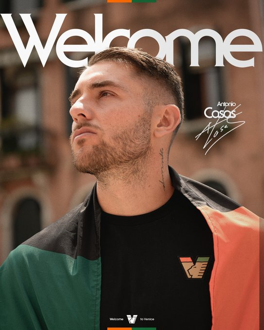 mercatosphera's tweet photo. 🇮🇹 El #VeneziaFC ha fichado al delantero español Antonio Casas (25 | #Córdoba) como agente libre. Firma hasta junio de 2028. https://t.co/YDj8anitig