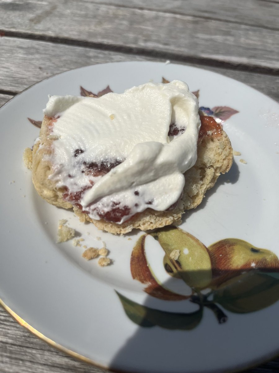 Lovely few hours out with good friend Rachel. Went to a lavender farm near Perrancoombe #Cornwall . The scent was amazing &amp; it looked so pretty. Tried a vegan lavender afternoon tea which was delicious!