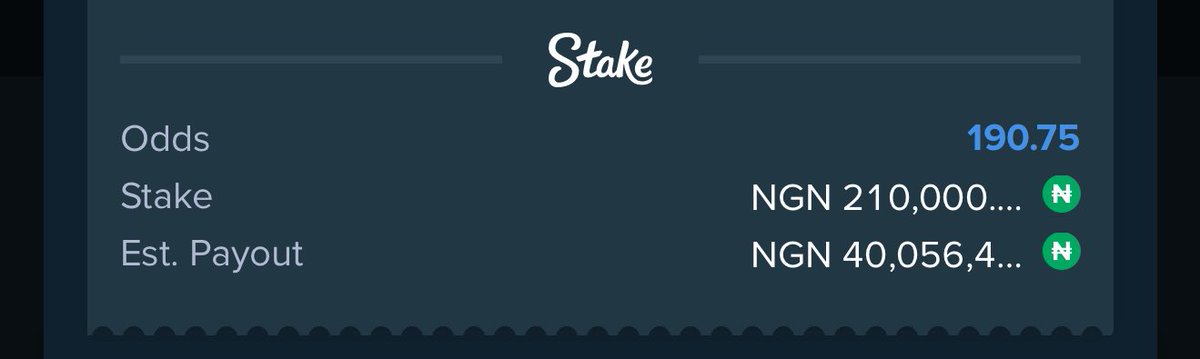 Sunday bets on Stake 

23 odds stake.com/sports/home?be…

191 odds stake.com/sports/home?be…

REGISTER A STAKE ACCOUNT VIA LINK stake.com/?c=f213c5ba25&…

Use Promo code banks for weekly airdrops and bonuses 

Dm t.me/JoyEpos bet deposit enquiries, 💯 reliable. ✅
 
Join