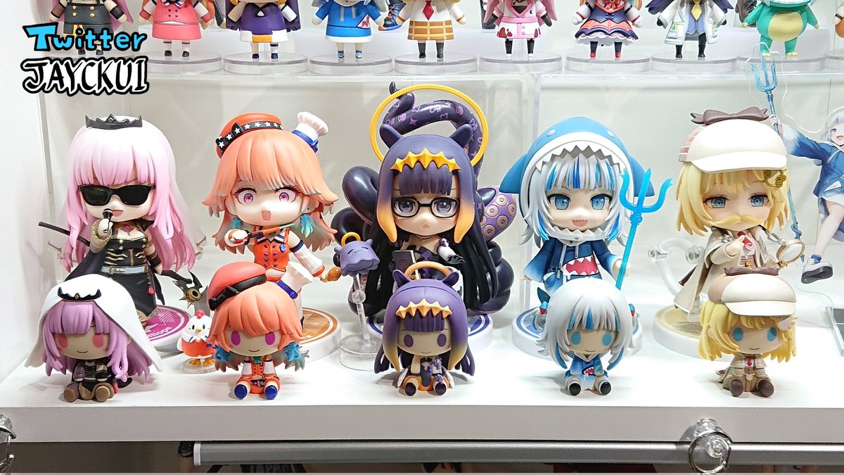 JAYCKUI's tweet image. Finally my nendroid Myth is completed!!!!!😭😭😭
#hololivemyth