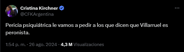 Recuerdan el audio en dónde se reía de los peronistas y les recomendaban que se vayan a zurcir?