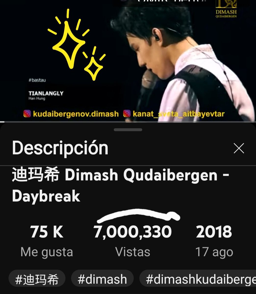 buenamusica22 (@buenamusica22) on Twitter photo <a href="/TREJOCHE/">TREJOCHE</a> <a href="/dimash_official/">Dimash Qudaibergen</a> 7.000.000 de vistas para
DAYBREAK
Bastau, 2017 de #Dimash
En su Canal de YouTube subido en 2018
<a href="/dimash_official/">Dimash Qudaibergen</a>
CONGRATULACIONES
🎉👏🏻👏🏻👏🏻🎊
#LovesNotOverYet
DIMASH LA MEJOR VOZ DEL MUNDO
#DimashEsPaz
#TauIshinde <a href="/TREJOCHE/">TREJOCHE</a> <a href="/dimash_official/">Dimash Qudaibergen</a> 7.000.000 de vistas para
DAYBREAK
Bastau, 2017 de #Dimash
En su Canal de YouTube subido en 2018
<a href="/dimash_official/">Dimash Qudaibergen</a>
CONGRATULACIONES
🎉👏🏻👏🏻👏🏻🎊
#LovesNotOverYet
DIMASH LA MEJOR VOZ DEL MUNDO
#DimashEsPaz
#TauIshinde