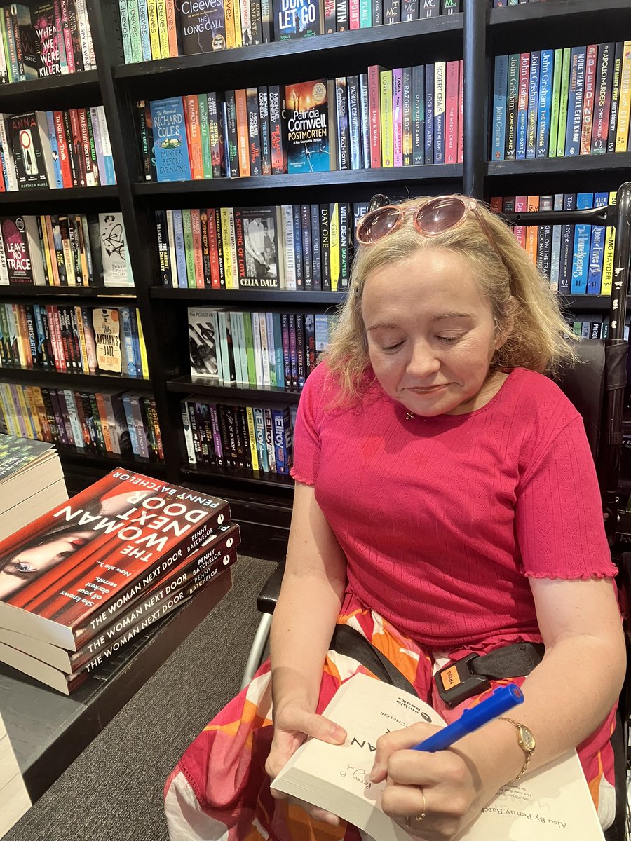 penny_author's tweet image. Signed some copies of #TheWomanNextDoor at @WaterstonesLeam today and hid a promotional bookmark inside each copy as a surprise treat. Hurry to buy yours! @emblabooks @leamcourier #booklovers #CrimeReaders #PsychologicalThriller ##CrimeFiction #DomesticNoir