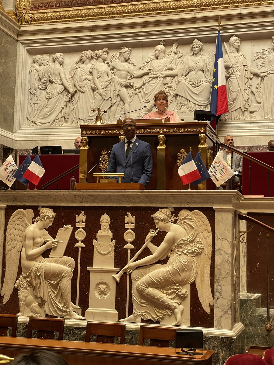 bruno_fuchs's tweet image. Moment unique et historique à l’@APFfrancophonie : où les parlementaires congolais et rwandais se déclarent prêts à tout faire pour favoriser la paix entre les 2 pays..